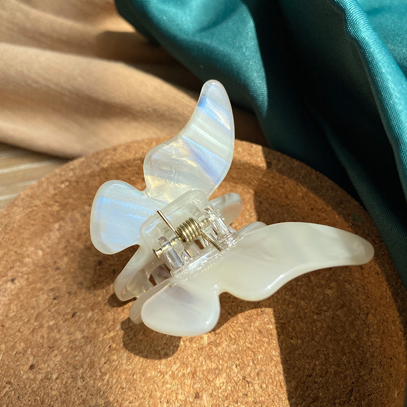 Vintage Japanese Butterfly Hair Clip in Mermaid Color