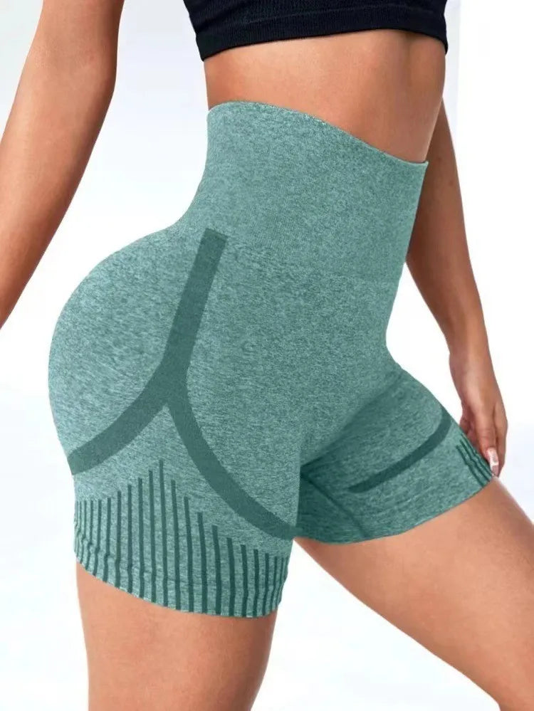 SoftFlex High-Waist Yoga Shorts — Available in 7 Colours