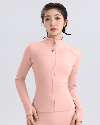 Women's Yoga Jacket — Lightweight Stretch Sports Coat for Activewear