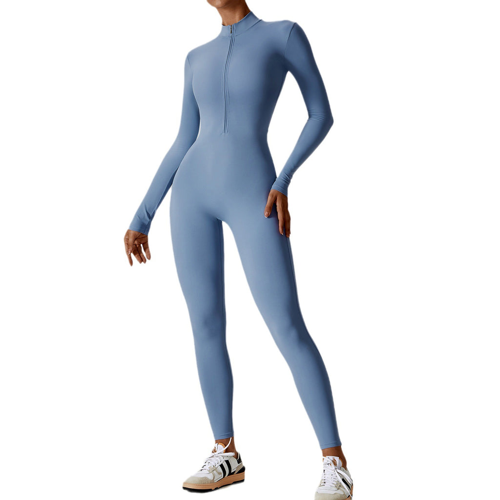 Long Sleeve Yoga Bodysuit — High Intensity