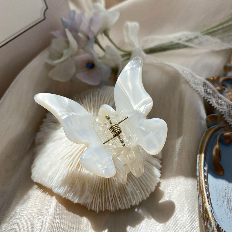Vintage Japanese Butterfly Hair Clip in Mermaid Color