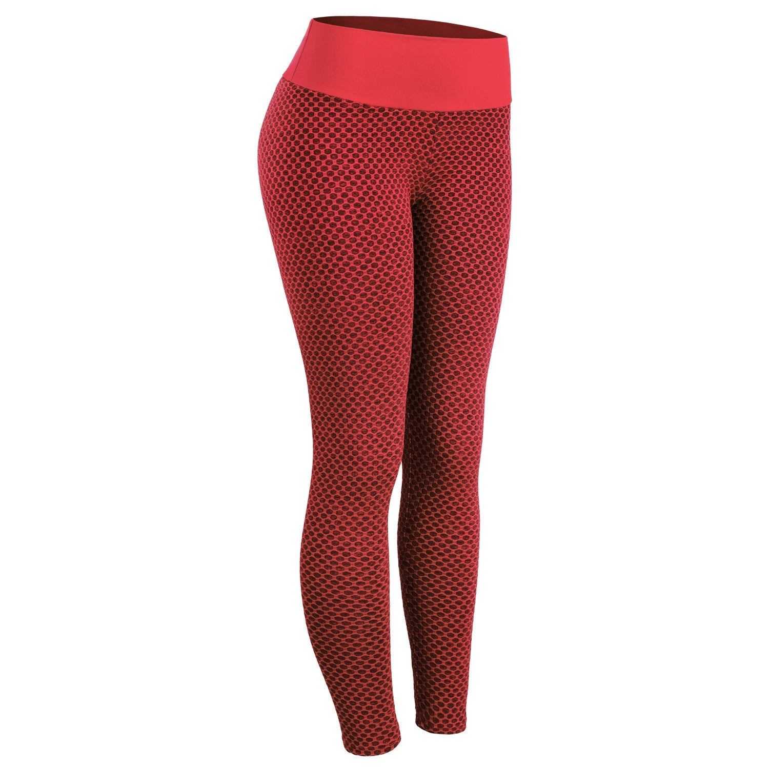Plaid Seamless High Waist Breathable Gym Leggings