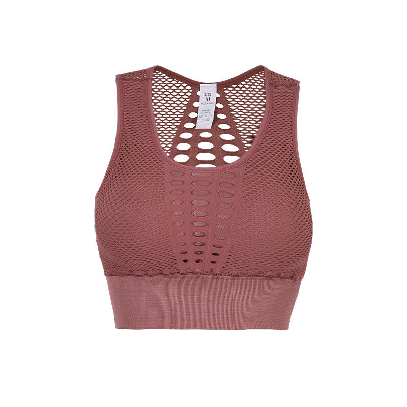 Women's Shockproof Sports Bra — Quick-Dry High-Impact Fitness Top