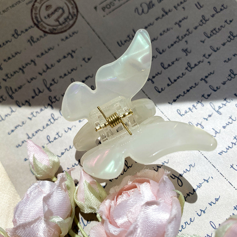 Vintage Japanese Butterfly Hair Clip in Mermaid Color