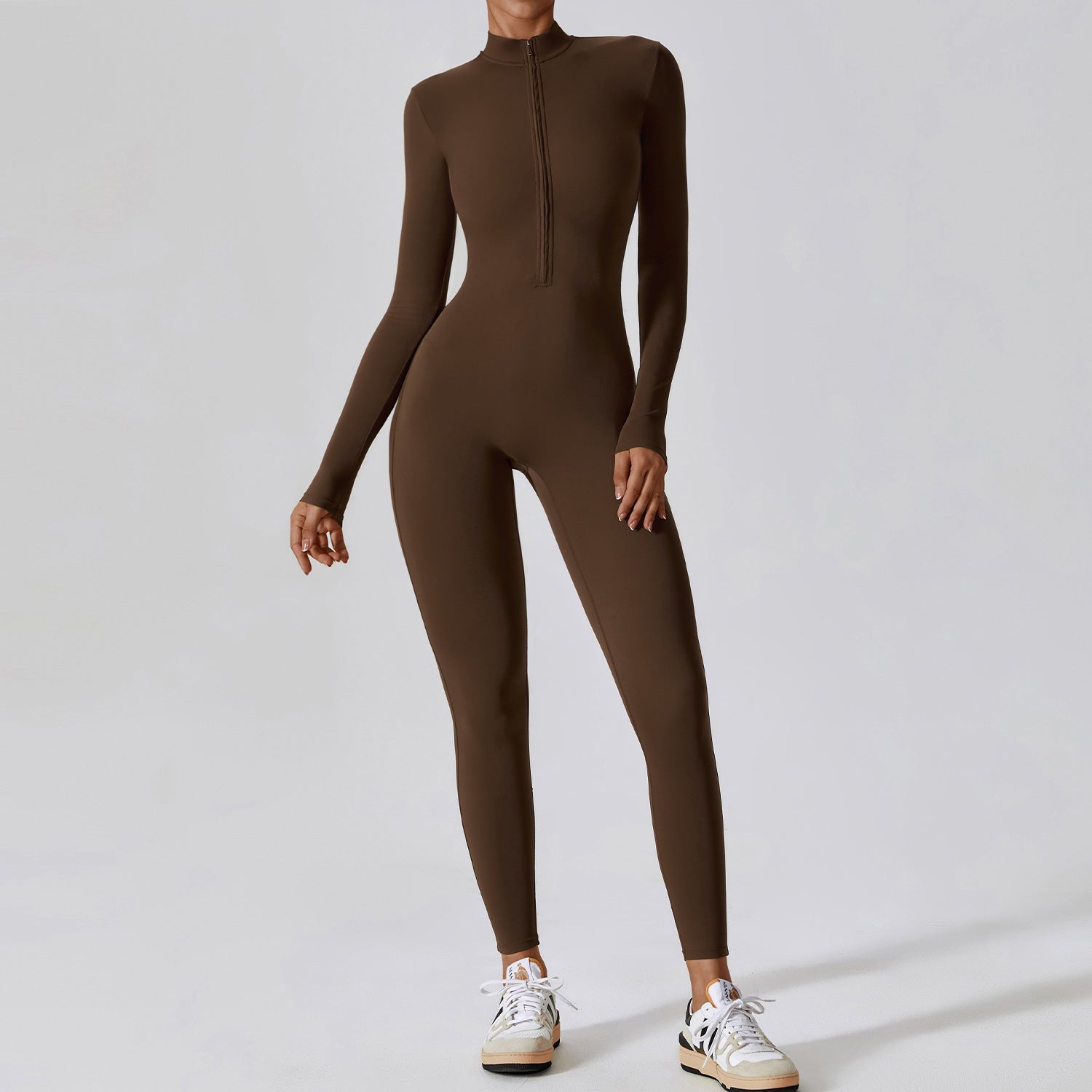 Long Sleeve Yoga Bodysuit — High Intensity