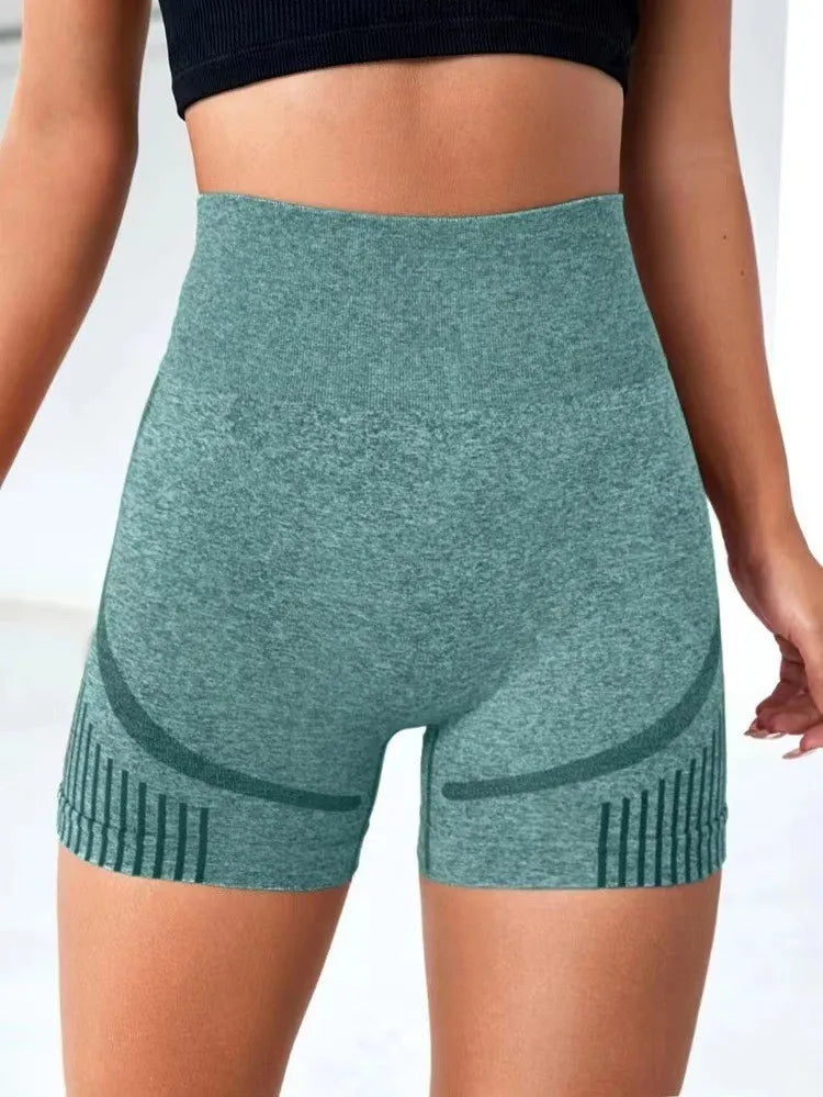 SoftFlex High-Waist Yoga Shorts — Available in 7 Colours