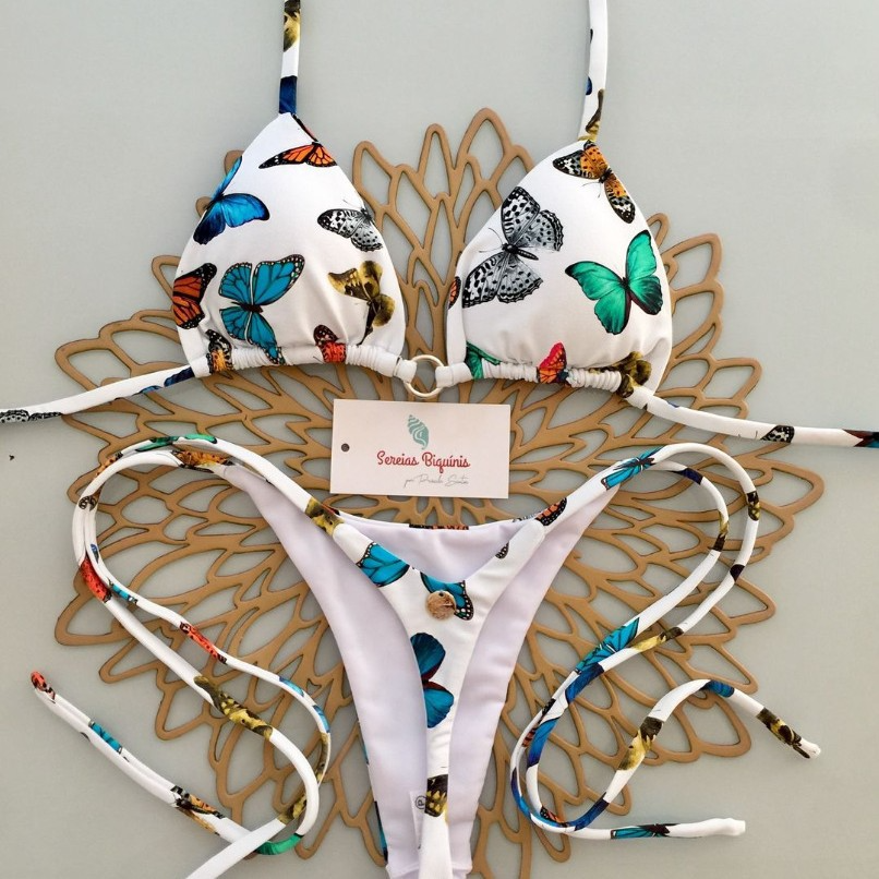 Women's Brazilian Split Bikini Set — Cheeky Two-Piece Swimsuit