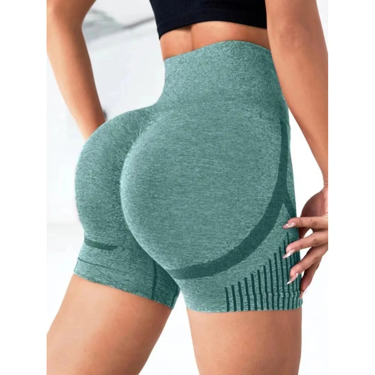 SoftFlex High-Waist Yoga Shorts — Available in 7 Colours