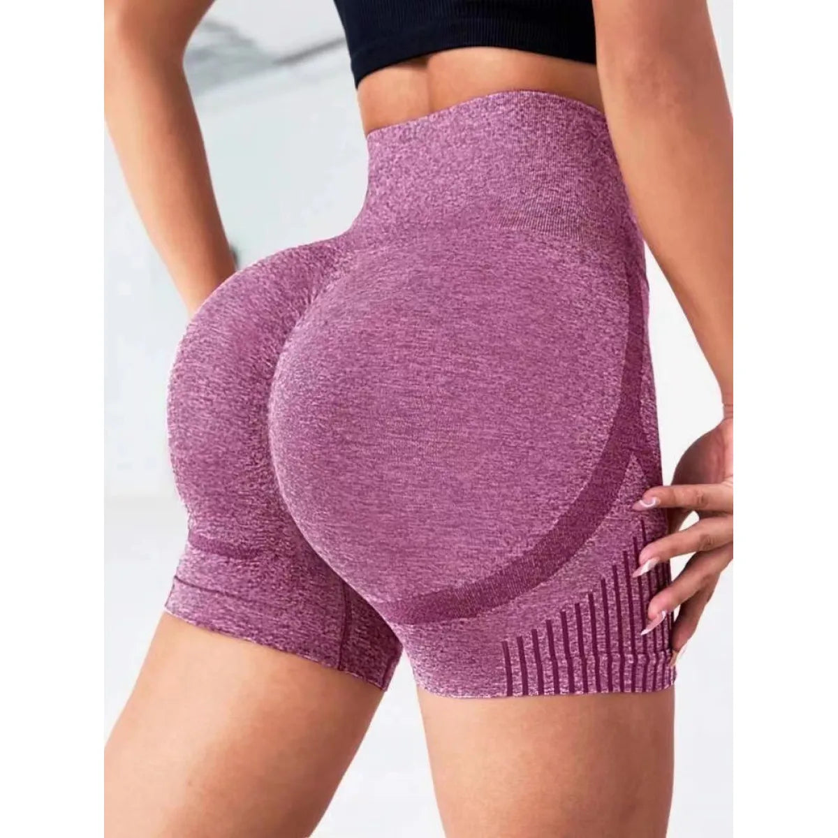 SoftFlex High-Waist Yoga Shorts — Available in 7 Colours