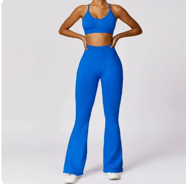 Women's Seamless Yoga Set — 2-Piece Bra & Leggings or Long Sleeve & Pants