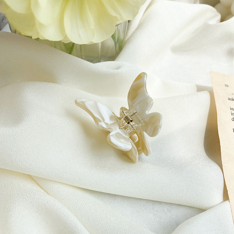 Vintage Japanese Butterfly Hair Clip in Mermaid Color