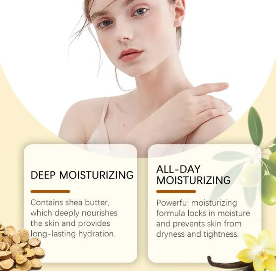 Vanilla Body Moisturiser — Nourishing Shea Butter & Vitamin E Cream (50g)