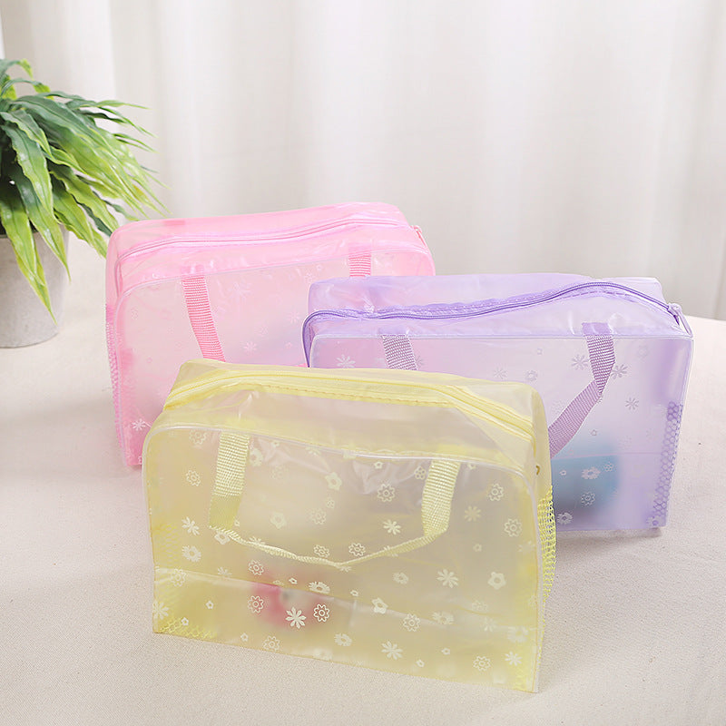 Travel Transparent Cosmetic Bag for Women (Toiletry Case)