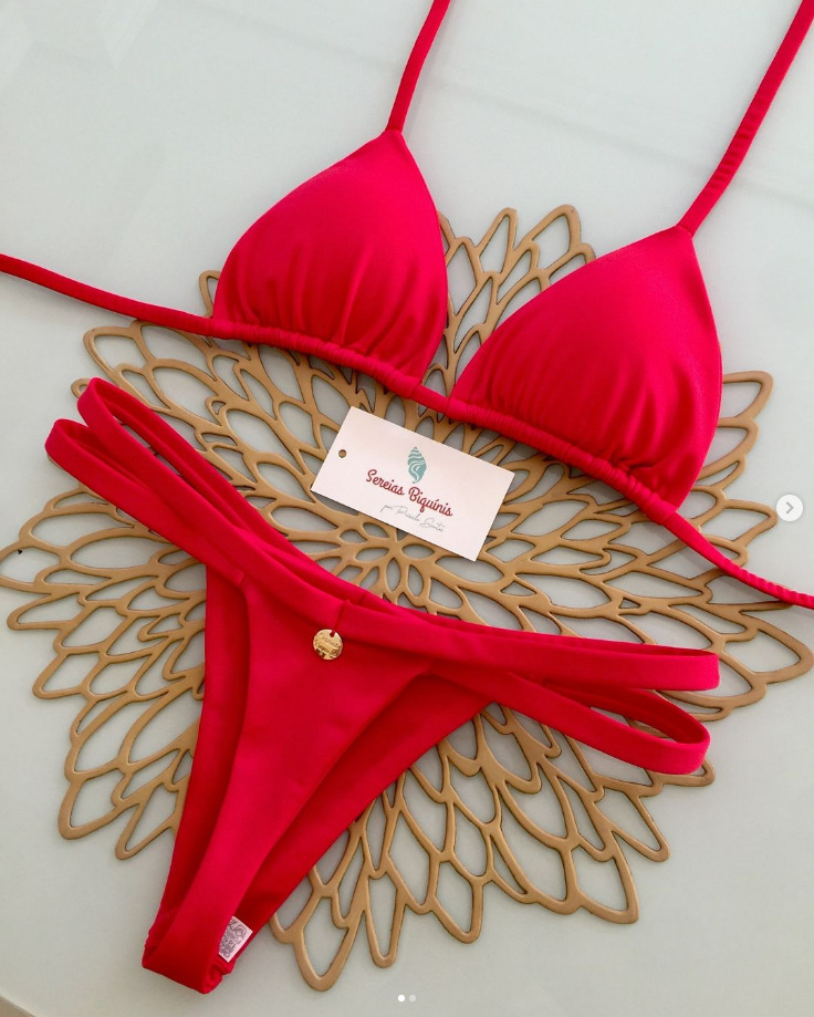 Women's Brazilian Split Bikini Set — Cheeky Two-Piece Swimsuit