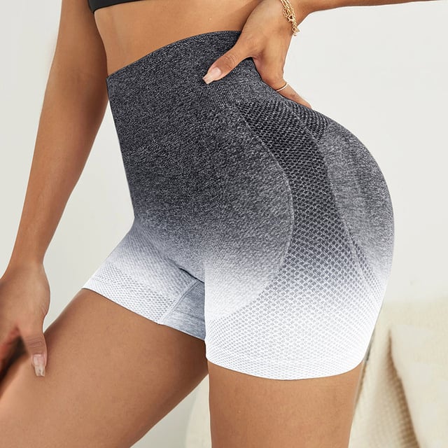 Gradient Seamless Sweatproof Shorts for Women — 8 Colours