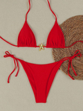Women's Lace-Up Bikini Swimsuit — Adjustable Tie Detail Two-Piece