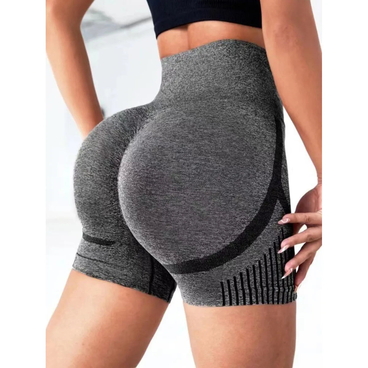 SoftFlex High-Waist Yoga Shorts — Available in 7 Colours