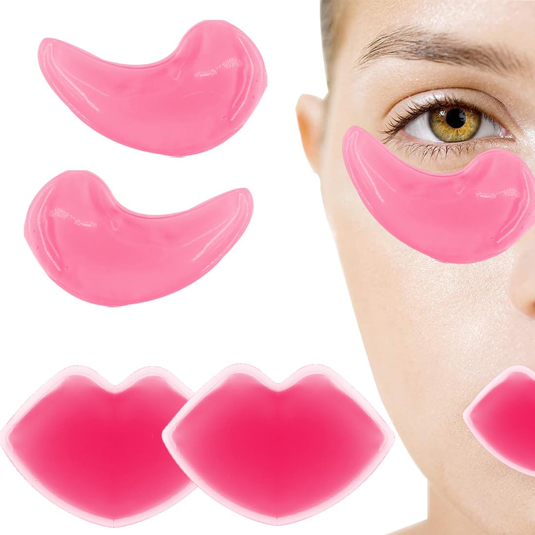 Reusable Gel Eye Mask — Hot & Cold Compress for Puffiness, Dark Circles & Migraines