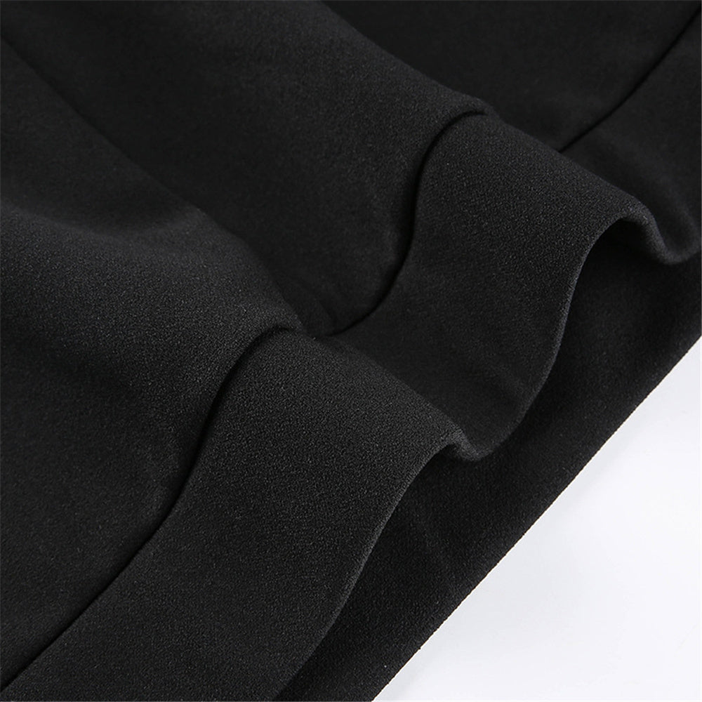 High Waist Casual Byxor Dam — Stretch & Snygg Passform