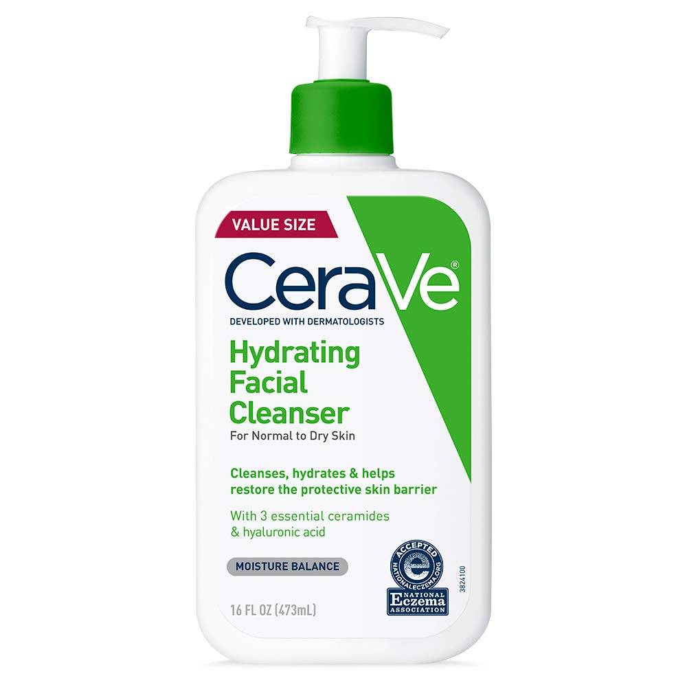 CeraVe Hydrating Facial Cleanser for Normal to Dry Skin