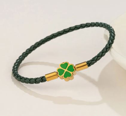 Four-Leaf Clover Lucky Bracelet