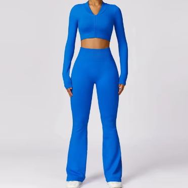 Women's Seamless Yoga Set — 2-Piece Bra & Leggings or Long Sleeve & Pants
