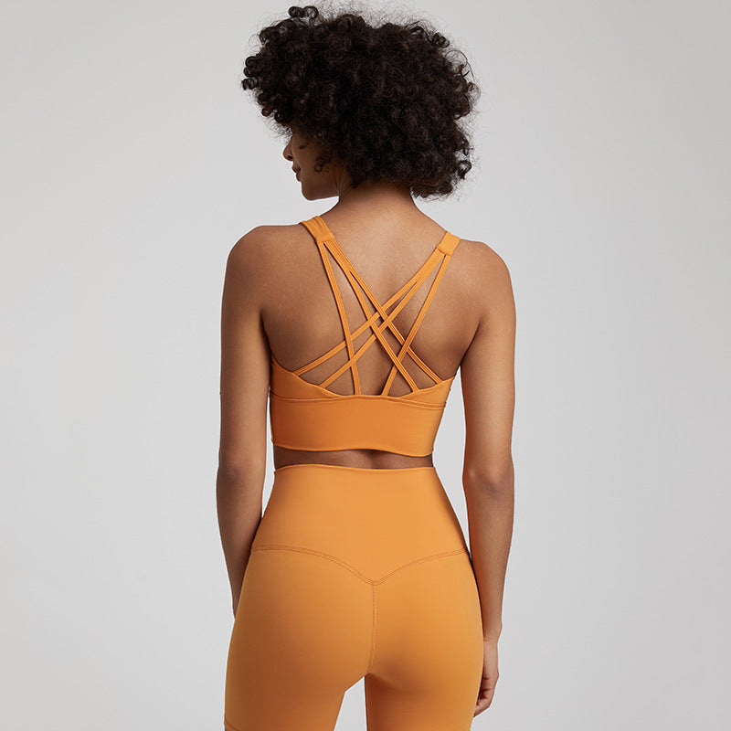Shockproof Yoga Bra Vest for Women — Nude Feel, Quick-Dry