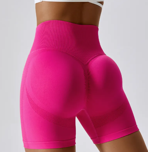 GlowFit Women's Seamless Yoga Shorts — 14 Colours