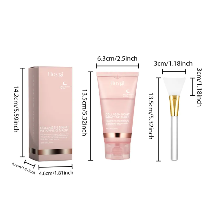 Glow Peel Collagen Face Mask — Brightening & Firming Skincare Treatment