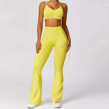 Women's Seamless Yoga Set — 2-Piece Bra & Leggings or Long Sleeve & Pants