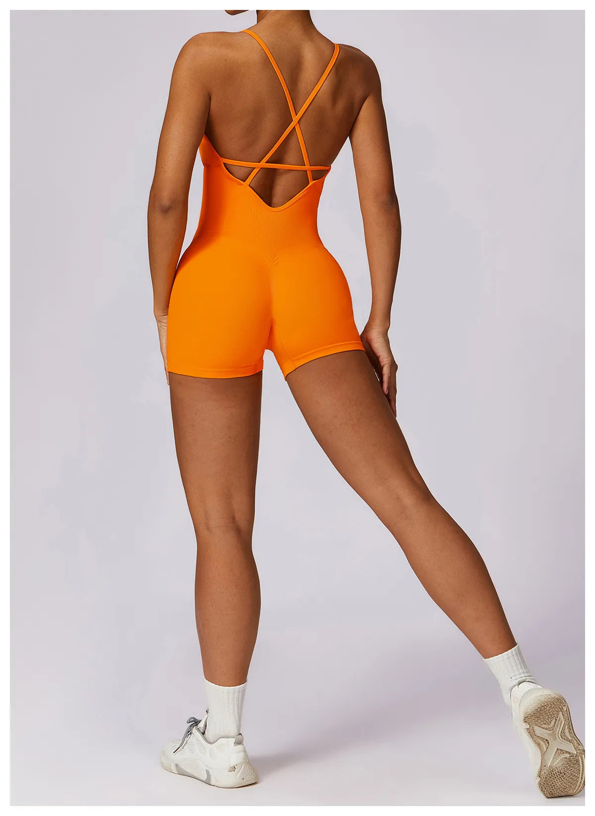 Women's Seamless Beauty Back Yoga Jumpsuit — One-Piece Activewear