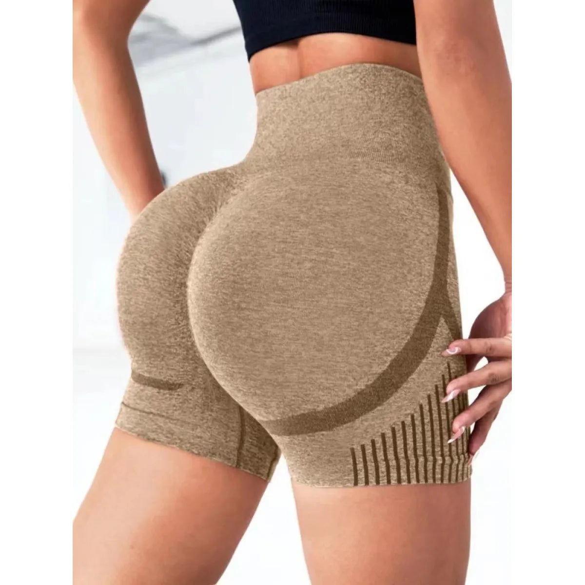SoftFlex High-Waist Yoga Shorts — Available in 7 Colours