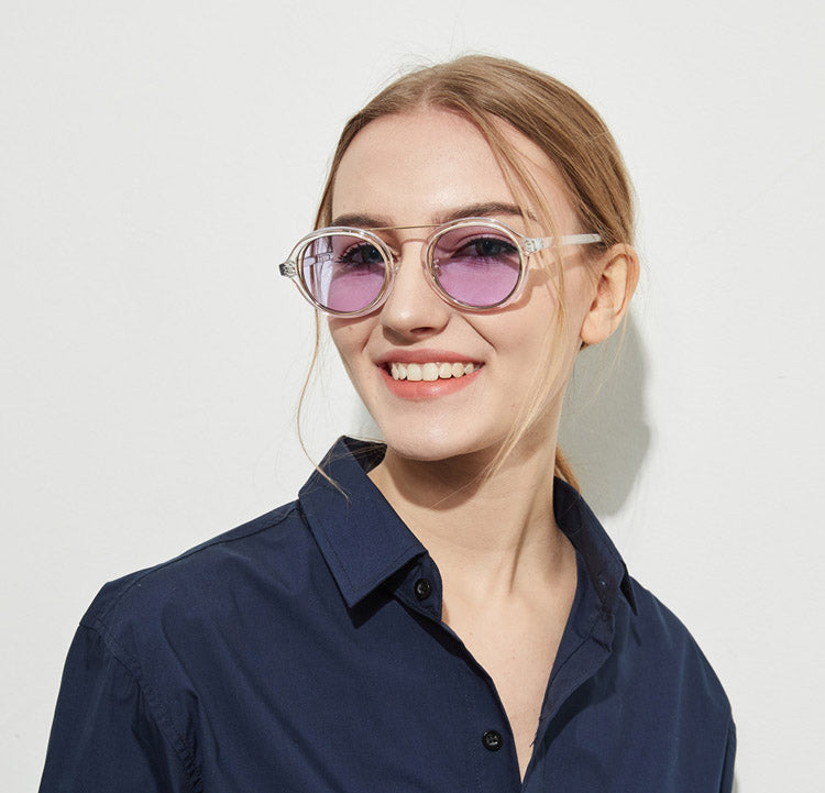 Vintage Round Sunglasses — Retro Classic Shades