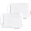 TSA Approved Clear Travel Toiletry Bag — 2 Pack