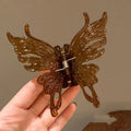 Acrylic Butterfly Large Ponytail Hair Clip - Headwear