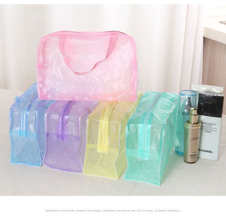 Travel Transparent Cosmetic Bag for Women (Toiletry Case)