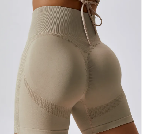 GlowFit Women's Seamless Yoga Shorts — 14 Colours