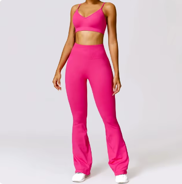 Women's Seamless Yoga Set — 2-Piece Bra & Leggings or Long Sleeve & Pants