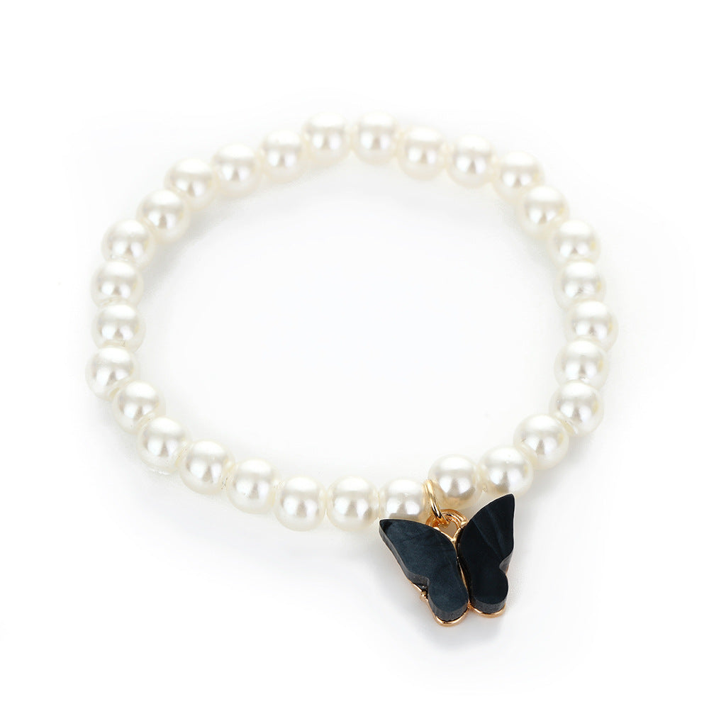 Women's Butterfly Jewellery Set — Necklace, Earrings, Ring & Bracelet