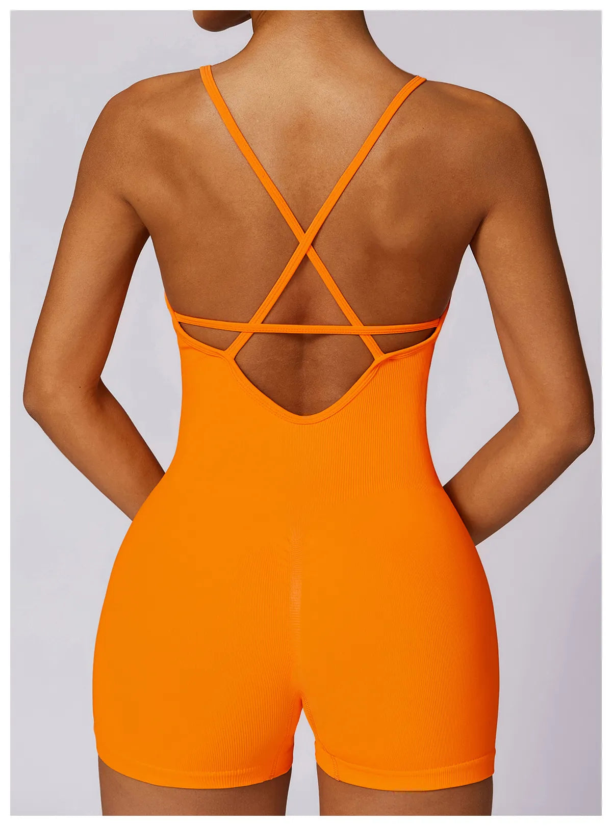 Women's Seamless Beauty Back Yoga Jumpsuit — One-Piece Activewear