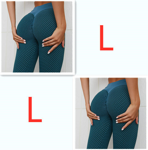 Plaid Seamless High Waist Breathable Gym Leggings