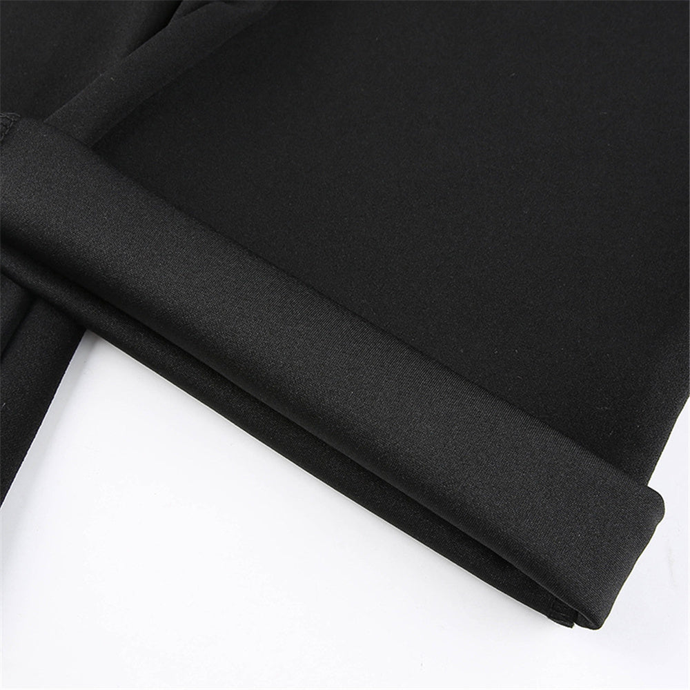 High Waist Casual Byxor Dam — Stretch & Snygg Passform