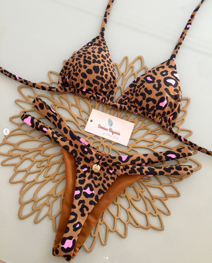 Women's Brazilian Split Bikini Set — Cheeky Two-Piece Swimsuit