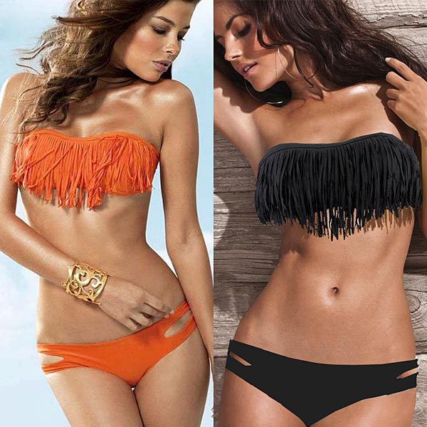 Women's Fringe Bikini Swimsuit — Boho Beach Two-Piece