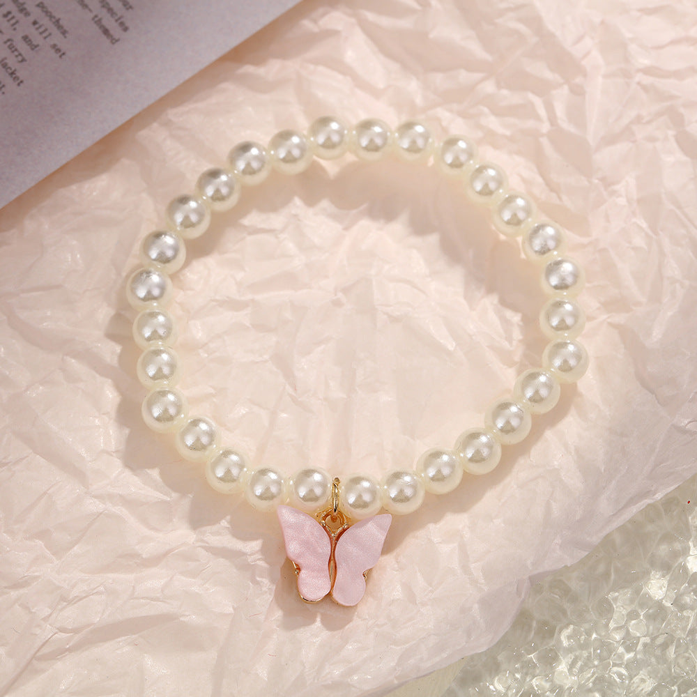 Women's Butterfly Jewellery Set — Necklace, Earrings, Ring & Bracelet
