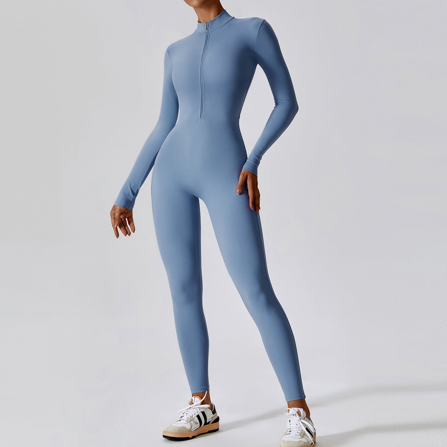Long Sleeve Yoga Bodysuit — High Intensity
