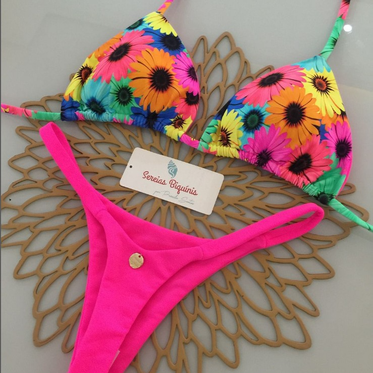 Women's Brazilian Split Bikini Set — Cheeky Two-Piece Swimsuit