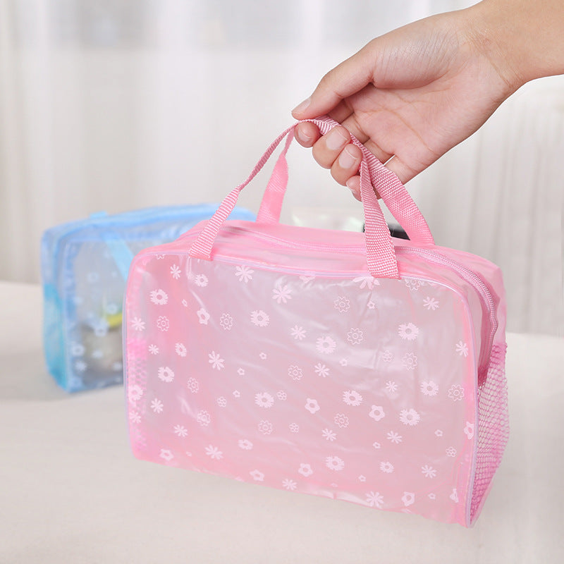 Travel Transparent Cosmetic Bag for Women (Toiletry Case)