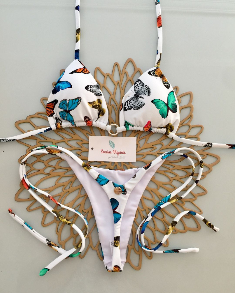 Women's Brazilian Split Bikini Set — Cheeky Two-Piece Swimsuit