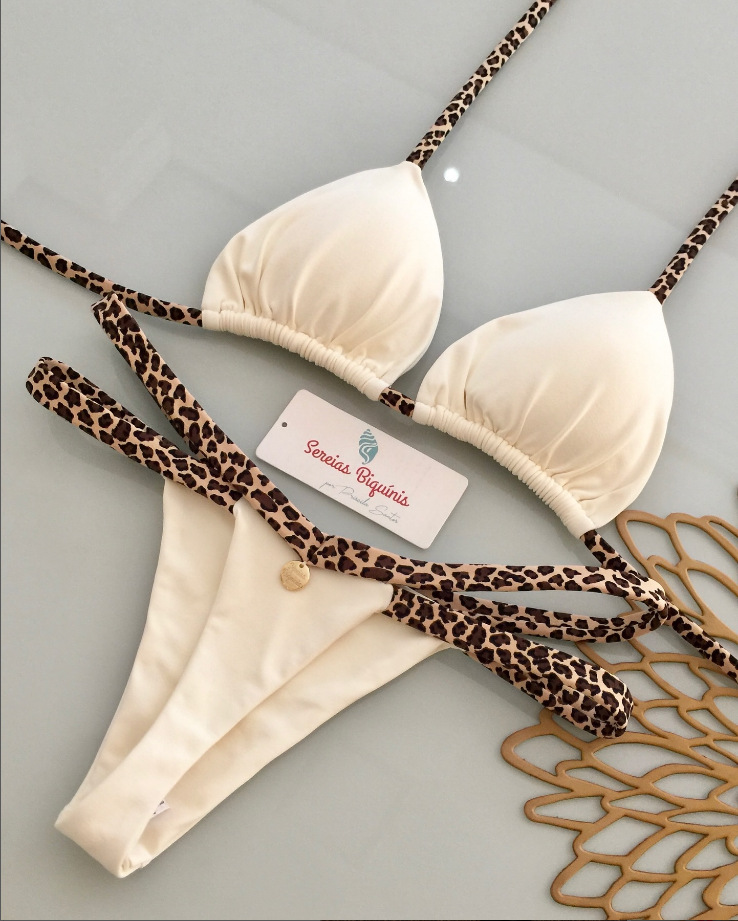 Women's Brazilian Split Bikini Set — Cheeky Two-Piece Swimsuit